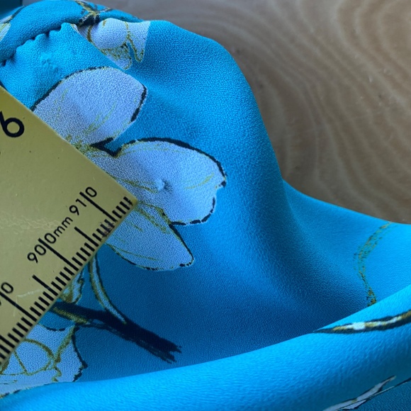 Loft Women Floral 3/4 Sleeve Blouse - Picture 8 of 11